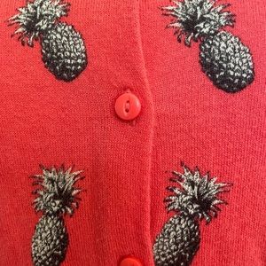Ann Taylor pineapple cardigan excellent condition